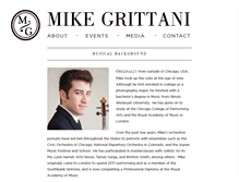 Tablet Screenshot of mikegrittani.com